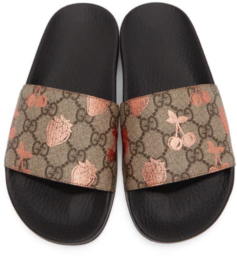 gucci berry before|Gucci berry print slides.